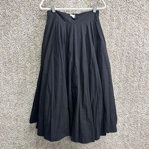 Morning Lavender Black Midi Skirt in Size XL‎